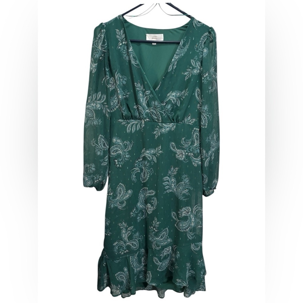 Fairytale Lucky Brand Green Long Sleeve Dress
